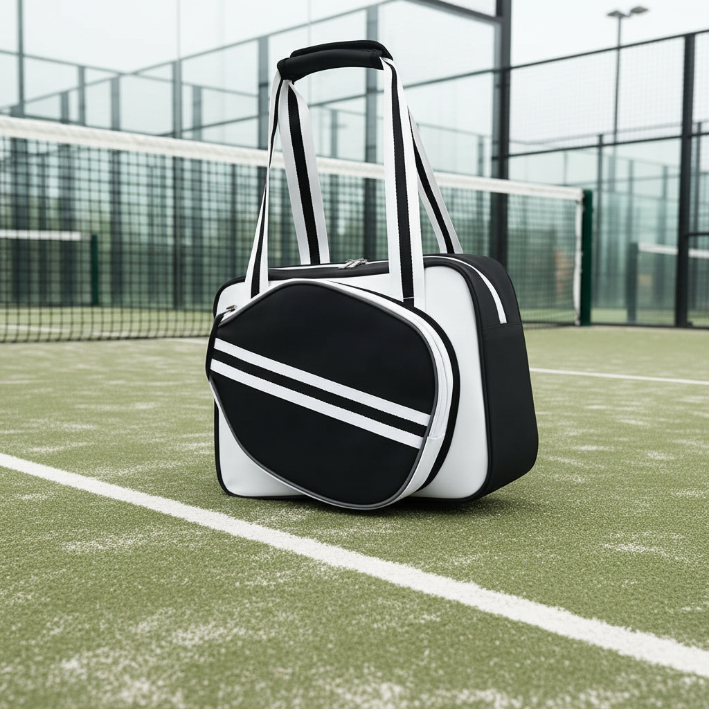 Sac Fourre-Tout Épaule Tennis/Padel | Tote Bag Décontracté avec Poche à Raquette