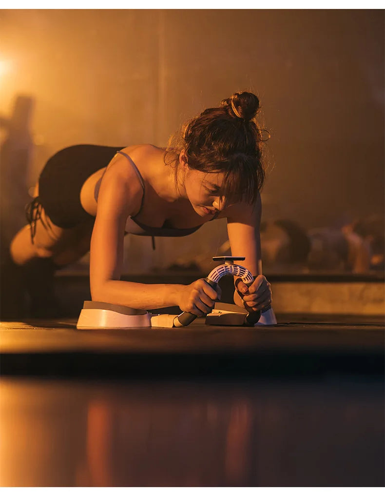 Équipement Abdominaux & Push-Up avec Tablette Intégrée – Le sport intelligent à portée de main