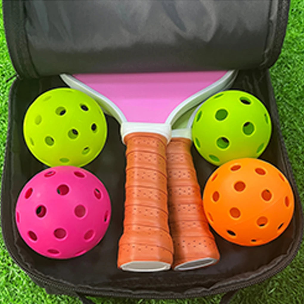 Housse Raquettes Grande Capacité | Rangement 2 Raquettes Padel, 4 Balles & Poches Zipper