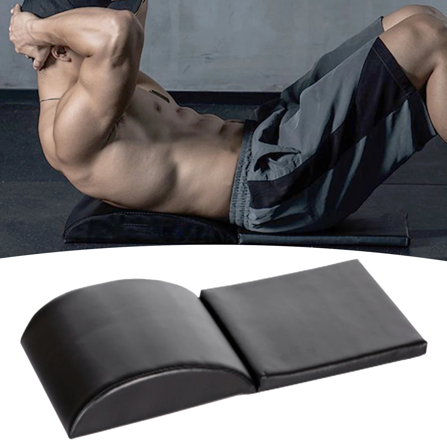 Tapis d'Exercices Abdominaux Ergonomique | Protection Coccyx, Support Lombaire & Core Training