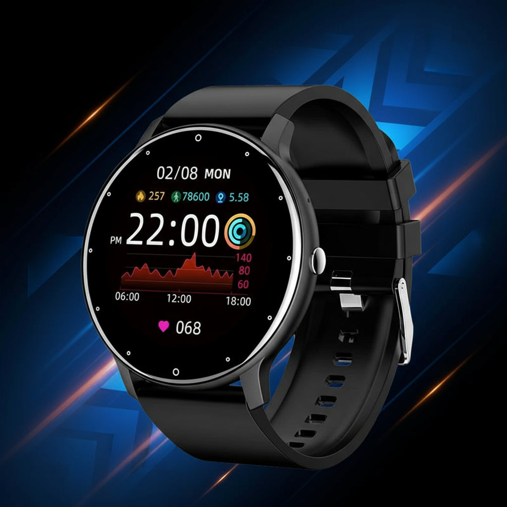 Montre Connectée 2025 Élégante | Idéal Femme & Homme, Suivi Fitness & Cardio