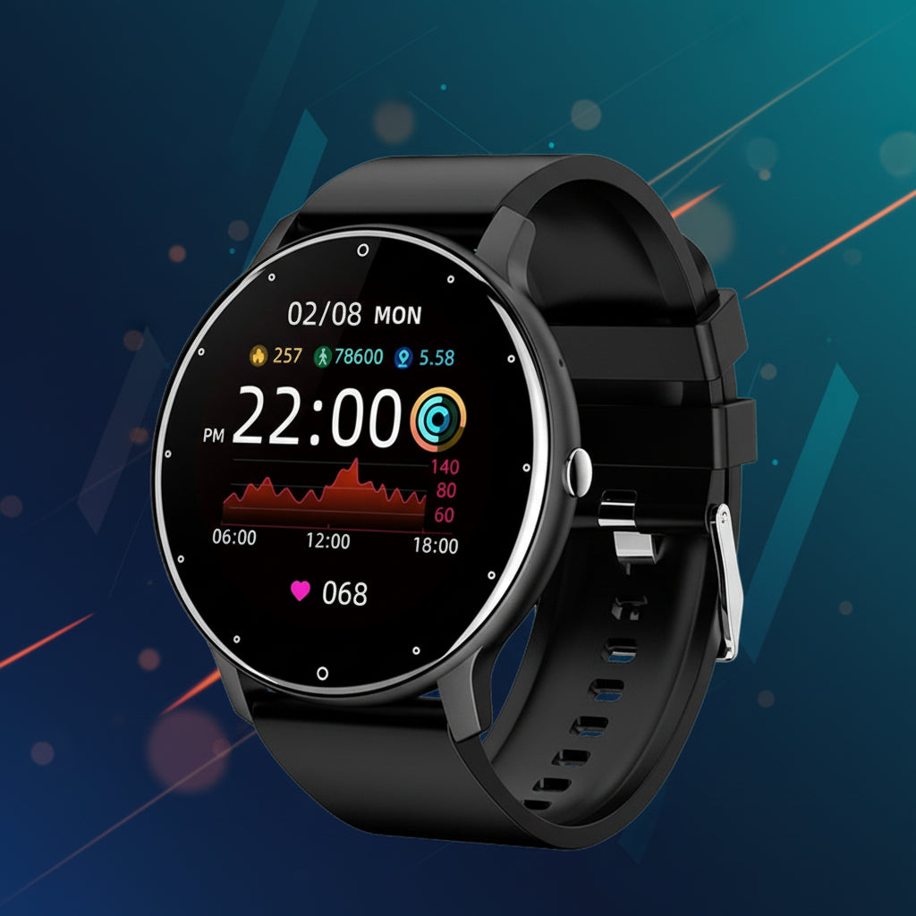 Montre Connectée 2025 Élégante | Idéal Femme & Homme, Suivi Fitness & Cardio