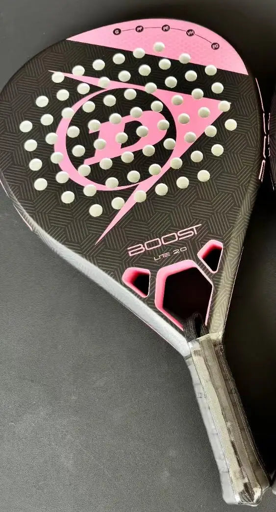 Raquette de Padel Carbone Forme Ronde | Mousse EVA Soft, Contrôle Optimal pour Homme & Femme