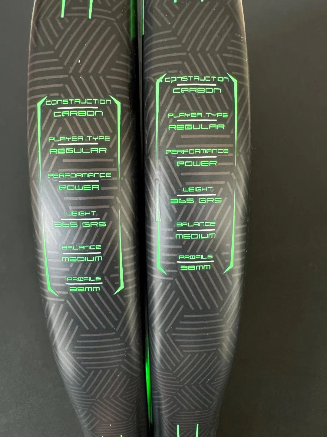 Raquette de Padel Carbone Forme Ronde | Mousse EVA Soft, Contrôle Optimal pour Homme & Femme