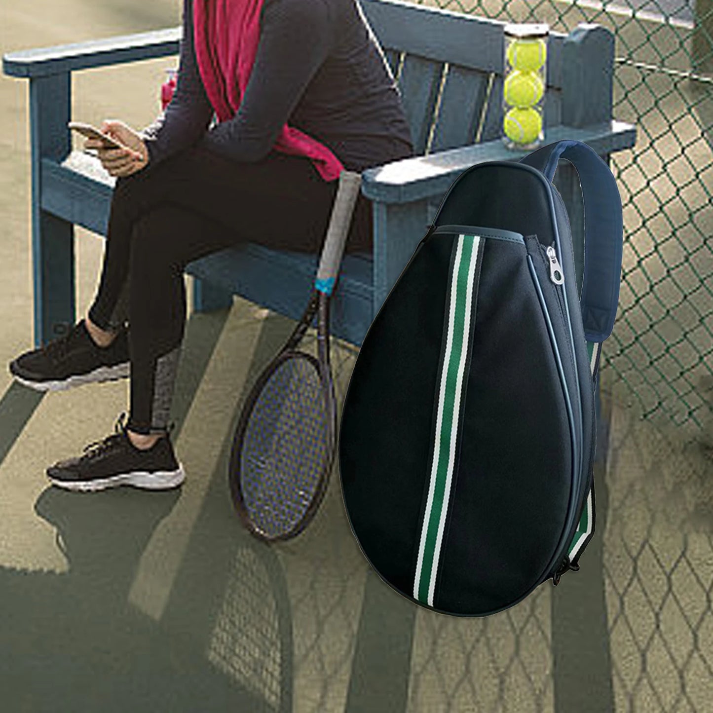 Sac de Sport Padel/Tennis, Unisexe d'Exception | Design Épuré, Sangle Couture & Matériaux de Prestige