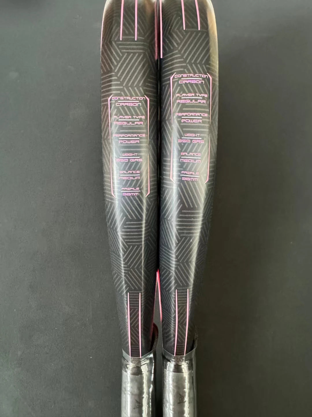 Raquette de Padel Carbone Forme Ronde | Mousse EVA Soft, Contrôle Optimal pour Homme & Femme