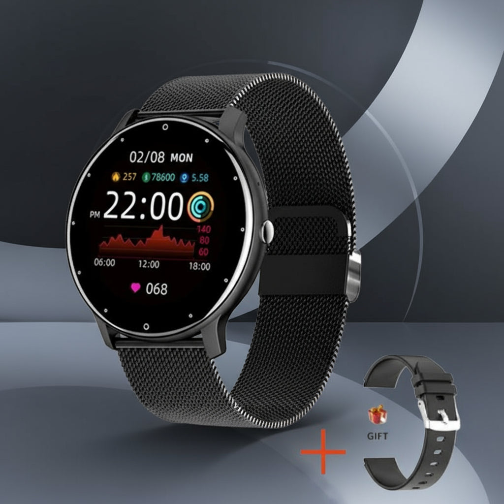 Montre Connectée 2025 Élégante | Idéal Femme & Homme, Suivi Fitness & Cardio