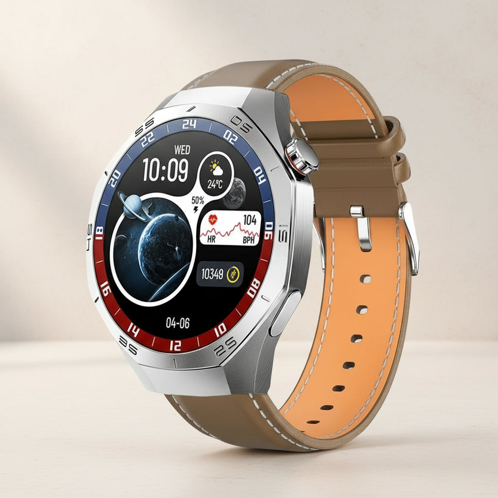 Montre Connectée Unisexe avec Écran Tactile, Appels Bluetooth 5.2 et Tracker de Fitness Étanche (IP67)