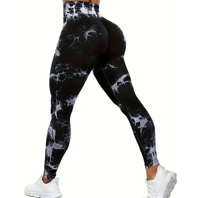 Legging Yoga Femme Taille Haute Sans Couture - Effet Push Up, Fitness & Gym