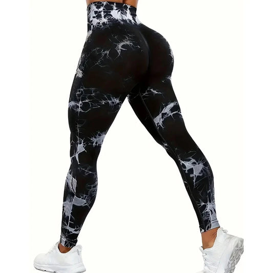 Legging Yoga Femme Taille Haute Sans Couture - Effet Push Up, Fitness & Gym