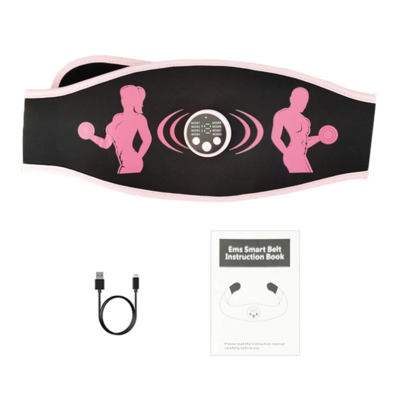 Ceinture de Stimulation Musculaire EMS | Vibro-Amincissante, Tonification Abdo, Bras & Jambes