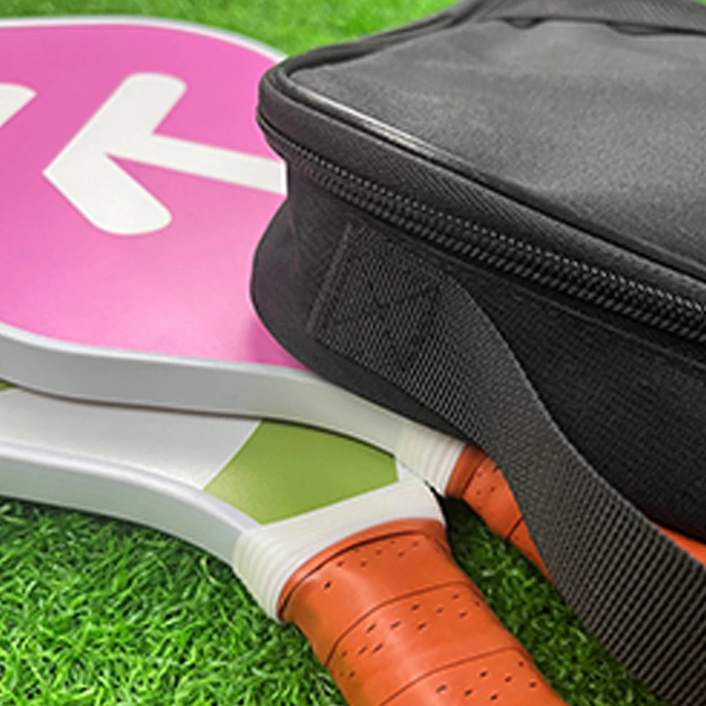 Housse Raquettes Grande Capacité | Rangement 2 Raquettes Padel, 4 Balles & Poches Zipper