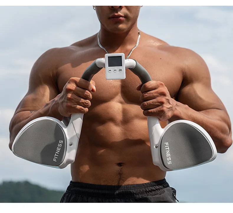 Équipement Abdominaux & Push-Up avec Tablette Intégrée – Le sport intelligent à portée de main