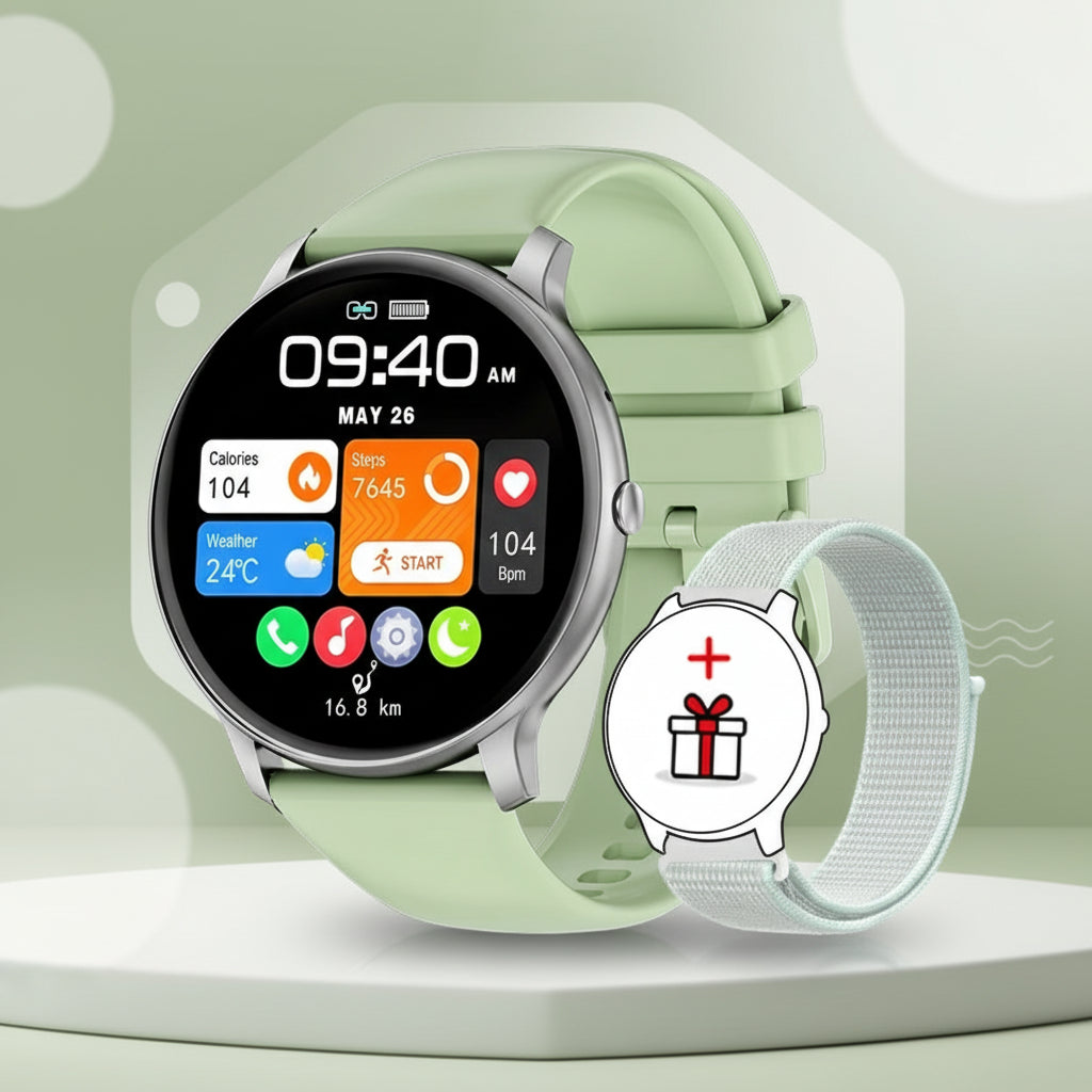 Montre Connectée Sport 2025 Homme Femme | Appel Bluetooth, Fréquence Cardiaque, iOS/Android