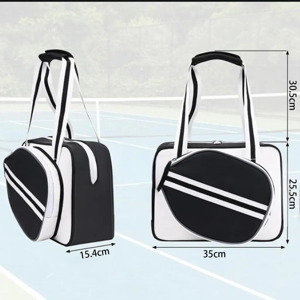 Sac Fourre-Tout Épaule Tennis/Padel | Tote Bag Décontracté avec Poche à Raquette