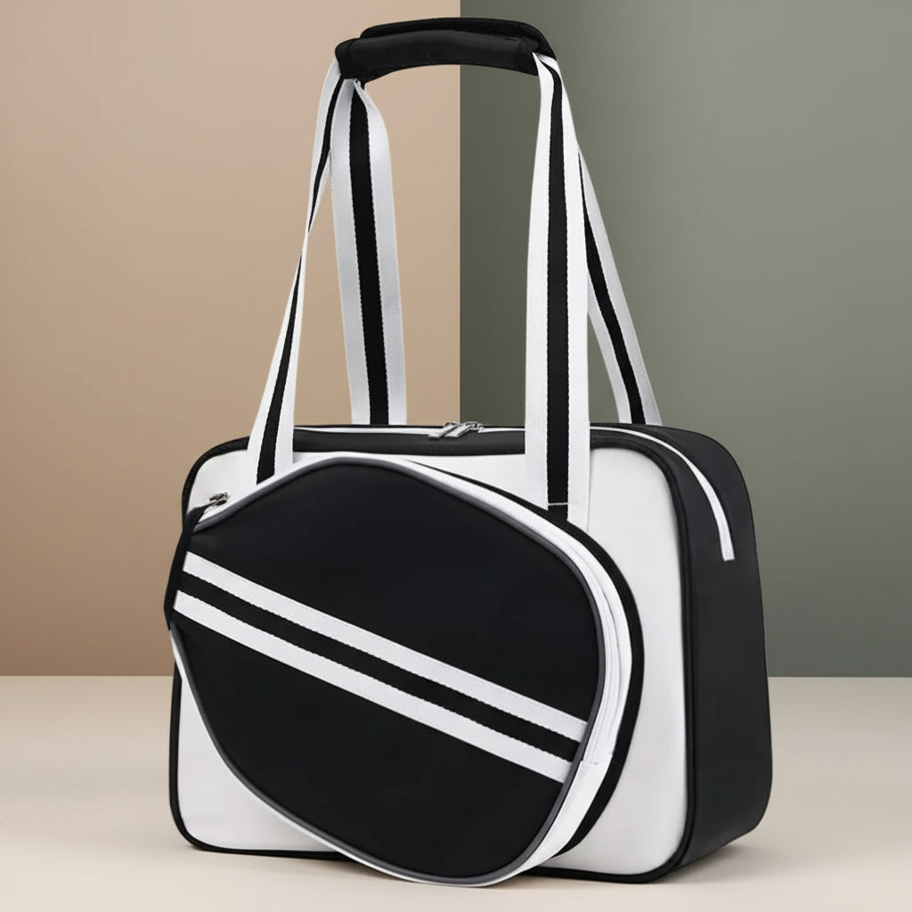 Sac Fourre-Tout Épaule Tennis/Padel | Tote Bag Décontracté avec Poche à Raquette