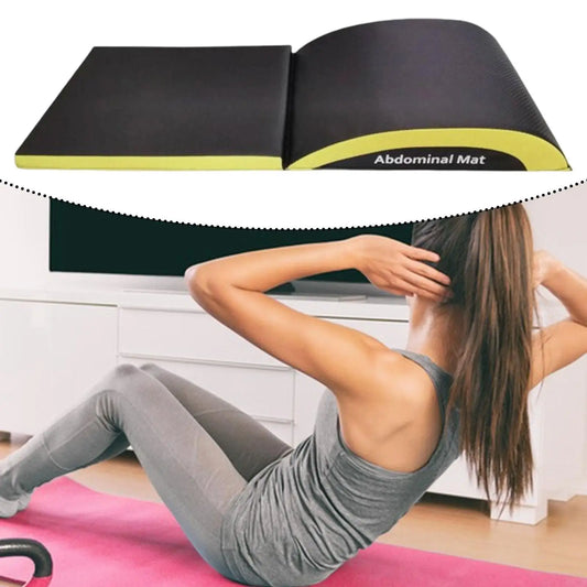 Tapis d'Exercices Abdominaux Ergonomique | Protection Coccyx, Support Lombaire & Core Training