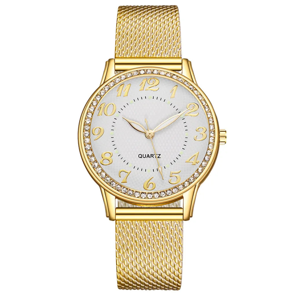 Montre Femme Luxe Bracelet Strass, Tendance & Reloj Mujer