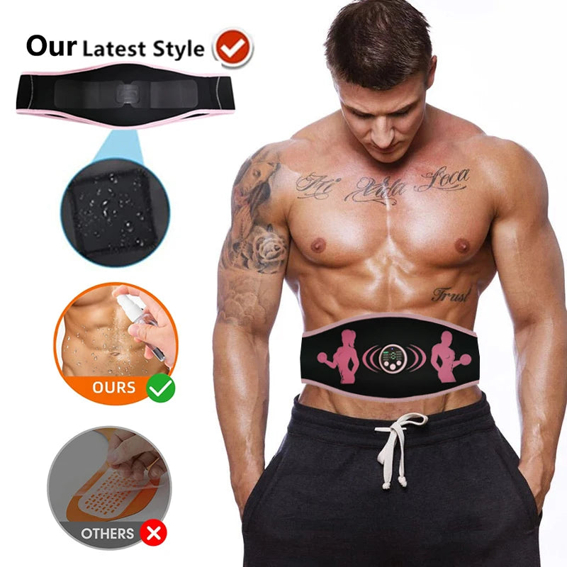 Ceinture de Stimulation Musculaire EMS | Vibro-Amincissante, Tonification Abdo, Bras & Jambes