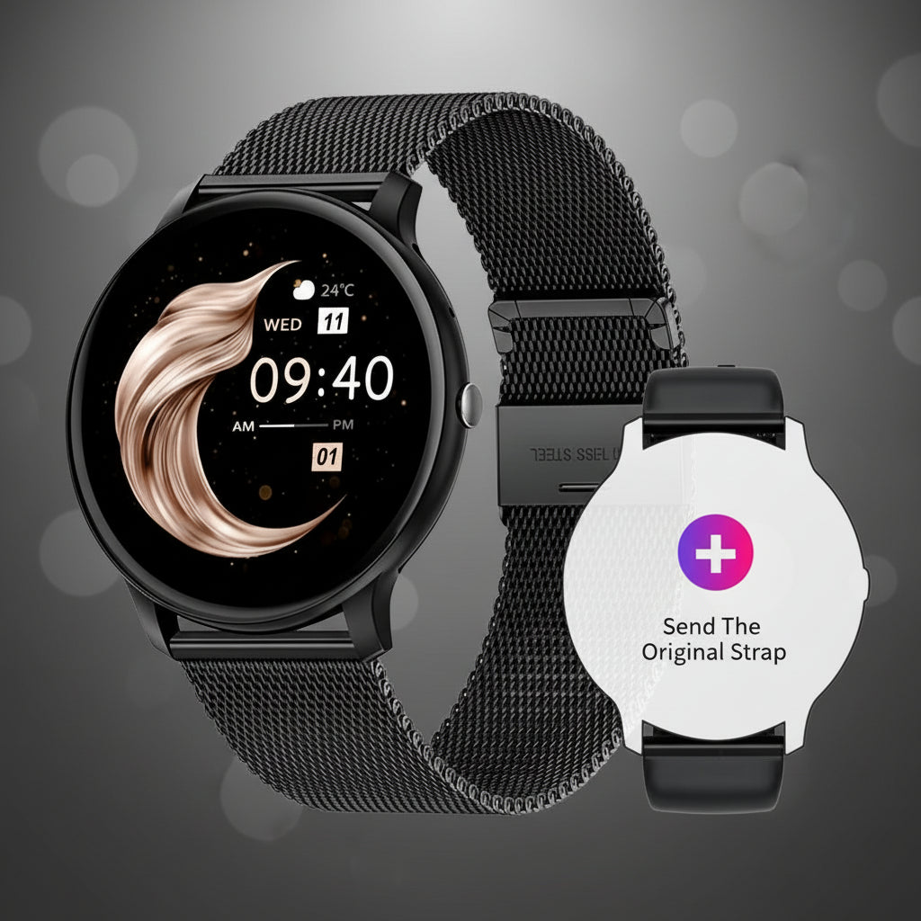 Montre Connectée Sport 2025 Homme Femme | Appel Bluetooth, Fréquence Cardiaque, iOS/Android