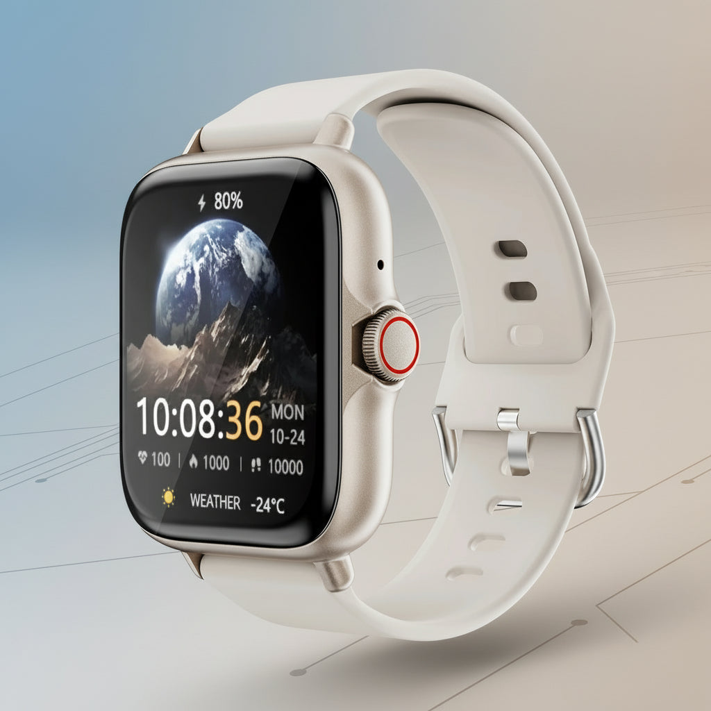 Montre Connectée Ultime Écran HD 1.83" | Appel Bluetooth, Moniteur de Santé & Modes Sport Avancés (Unisexe)