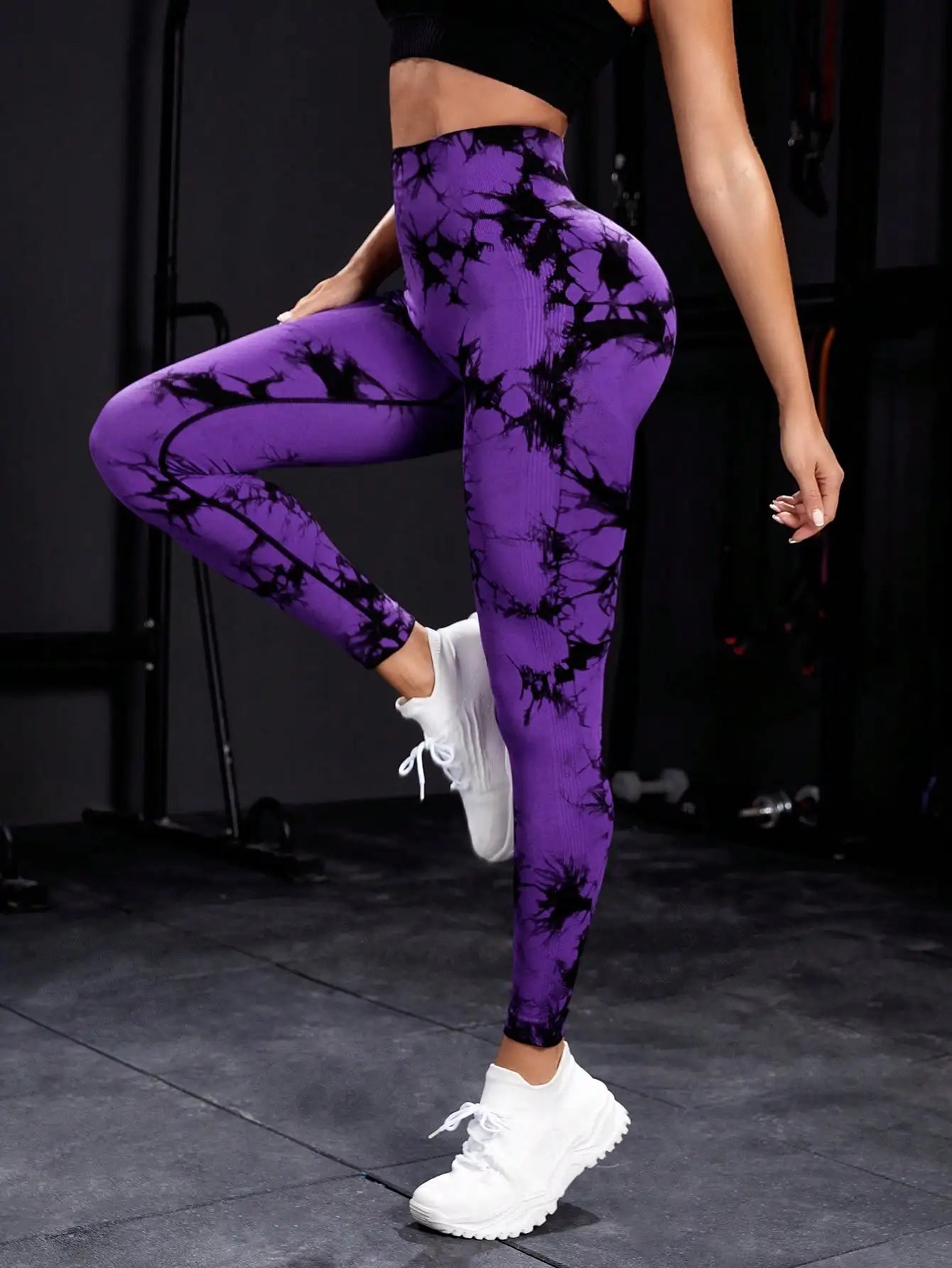 Legging Yoga Femme Taille Haute Sans Couture - Effet Push Up, Fitness & Gym