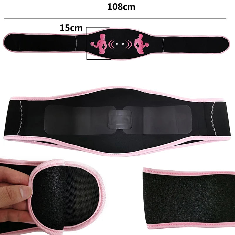 Ceinture de Stimulation Musculaire EMS | Vibro-Amincissante, Tonification Abdo, Bras & Jambes