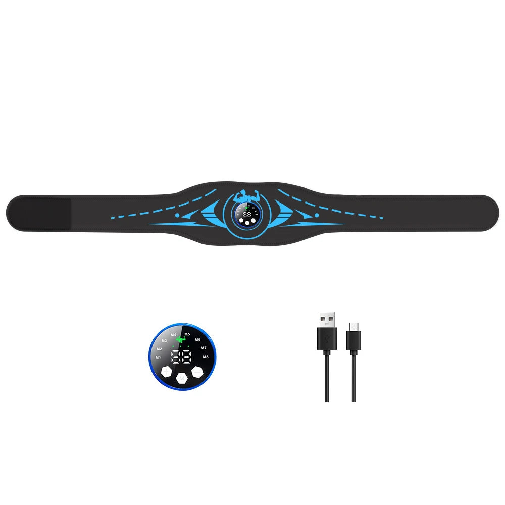 Ceinture de Tonification Abdominale EMS USB | Toner ABS, Minceur & Body Massager