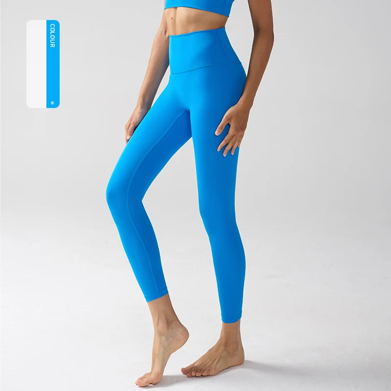 Legging "Naked Feeling" Femme - Taille Haute, Fitness, Yoga & Course à Pied (Anti-Transpiration)