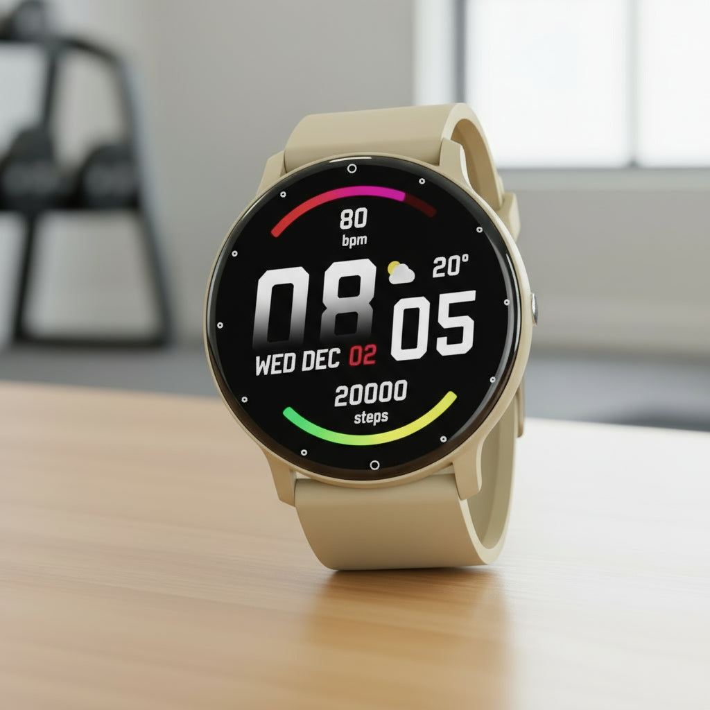 Montre Connectée 2025 Élégante | Idéal Femme & Homme, Suivi Fitness & Cardio