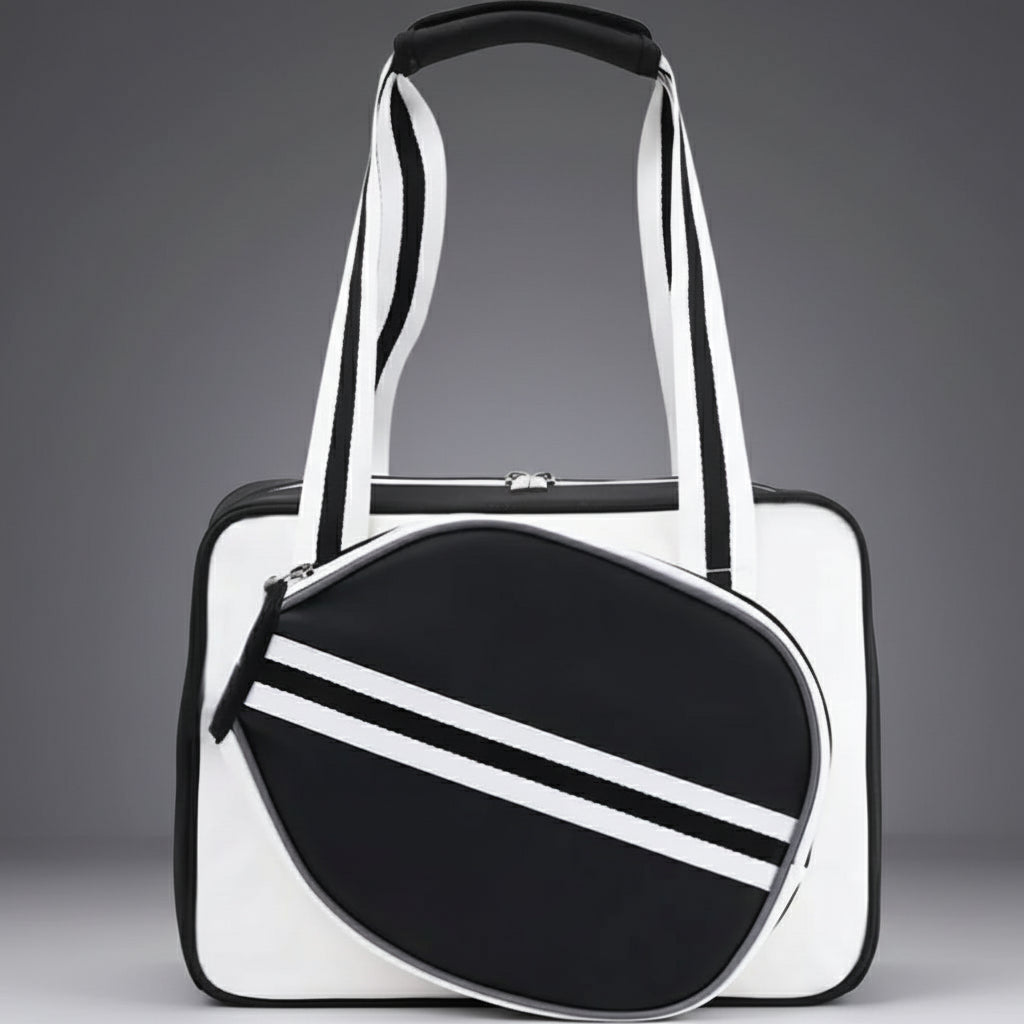 Sac Fourre-Tout Épaule Tennis/Padel | Tote Bag Décontracté avec Poche à Raquette