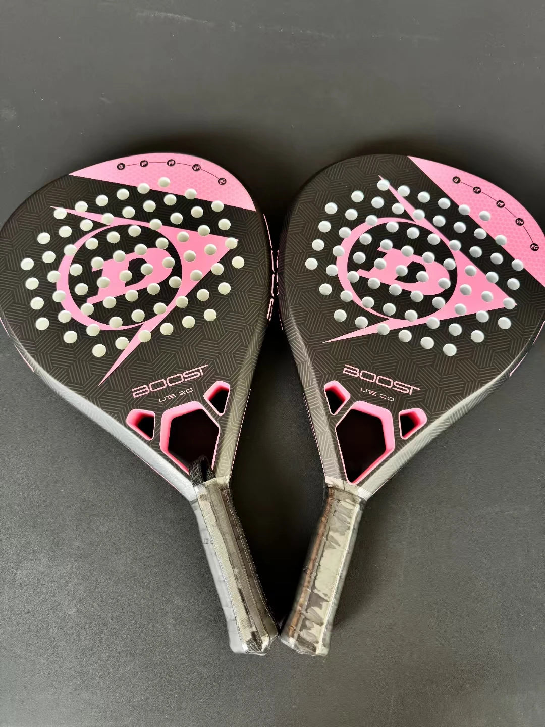 Raquette de Padel Carbone Forme Ronde | Mousse EVA Soft, Contrôle Optimal pour Homme & Femme