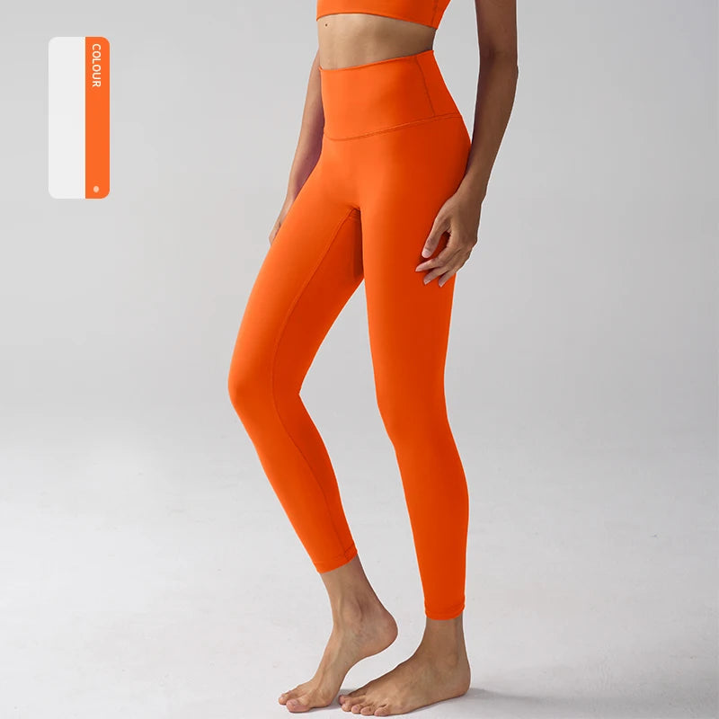 Legging "Naked Feeling" Femme - Taille Haute, Fitness, Yoga & Course à Pied (Anti-Transpiration)